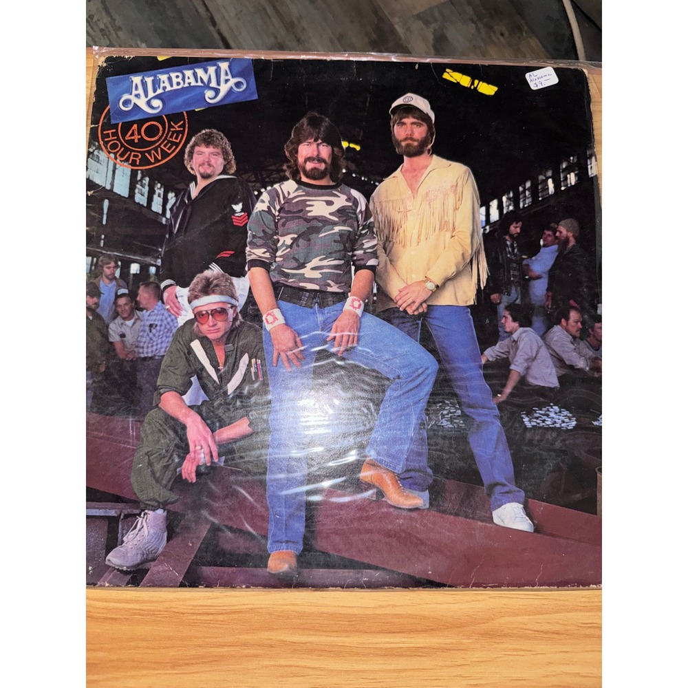 Alabama 40 Hour Week Vinyl LP Record 1985 RCA AHL1-5339 Country Music Album
